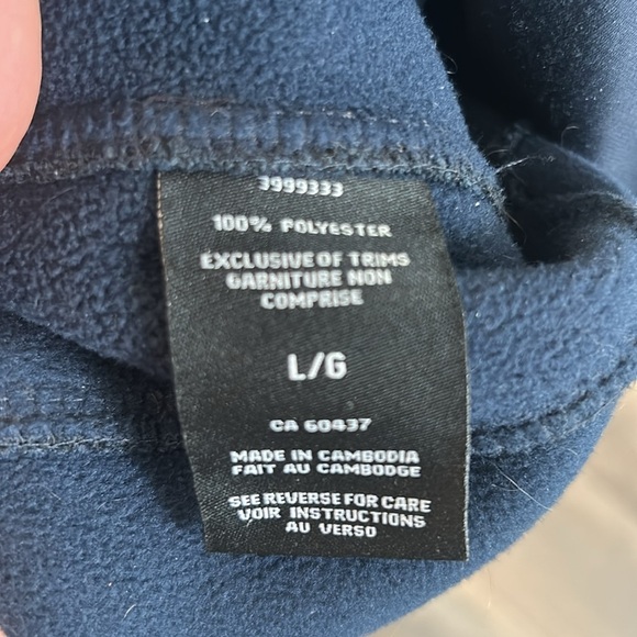 StormPack Sunice Men’s Thermal Jacket Dark Blue Zip Up Size L - Picture 10 of 12